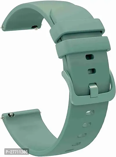 Sacriti Silicon Premium Smart Watch Strap Smart Watch Strap 20 mm Silicone Watch Strap Light Green-thumb0