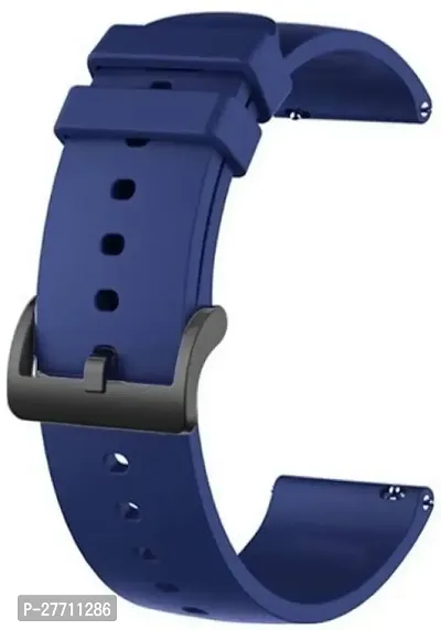 Sacriti 22mm Soft Strap compatible Watch List In Photo  Description Smart WatchBlue 22 mm Silicone Watch Strap Blue-thumb0