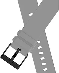 Sacriti Silicone Belt 22mm compatible with Noise Noisefit Active Smartwatch Sports Band 22 mm Silicone Watch Strap Greypack of 1-thumb3