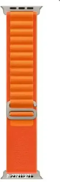 Sacriti Alpine Loop Band for Watch Strap 49mm 45mm 44mm 42mm With iWatch Band 44 mm Silicone Watch Strap Orange