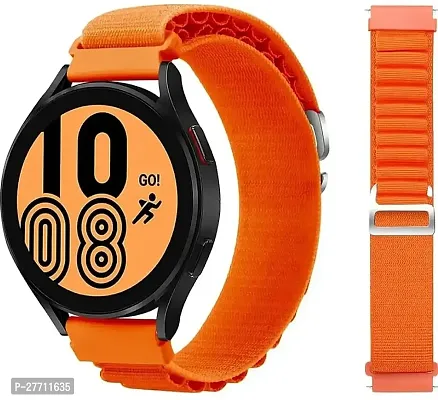 Sacriti Alpine Loop Band 20 mm Fabric Watch Strap Orangepack of 1