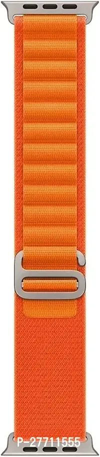 Sacriti Orange Alpine Loop Strap for Watch Series 12345678Ultra Compatible with 44 mm Synthetic Watch Strap Orangepack of 1-thumb2