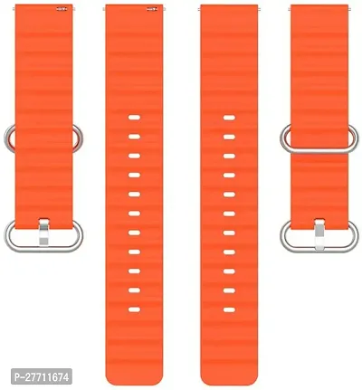 Sacriti P26BIO09 Compatible with AmazfitMiniBipUProLiteSGTS22eGalaxyActive2 20 mm Silicone Watch Strap Orangepack of 1-thumb4