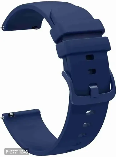 Sacriti 20 mm silicone smart watch buckle strap 20 mm Silicone Watch Strap Blue