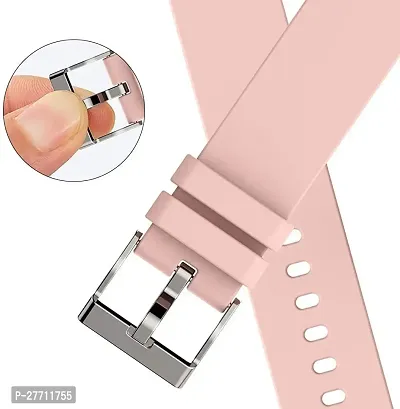 Sacriti Strap Compatible with Amazfit GTS2 MiniBipBipUProLiteBipSGalaxy Active2 20 mm Silicone Watch Strap Pinkpack of 1-thumb2