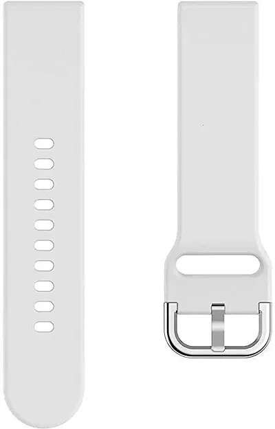 Sacriti 19mm Strap Metal Buckle Compatible With Noise Colorfit Pro 2 19 mm Silicone Watch Strap