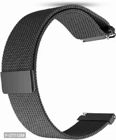 Sacriti smartwatch magnetic band compatible with 20 mm watches007 20 mm Metal Watch Strap Black