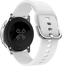 Sacriti Strap Compatible with AmazfitGTS2MiniBipProLiteGTS22eBipSGalaxy Active2 22 mm Silicone Watch Strap Whitepack of 1-thumb3