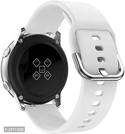 Sacriti Strap Compatible with AmazfitGTS2MiniBipProLiteGTS22eBipSGalaxy Active2 22 mm Silicone Watch Strap Whitepack of 1-thumb4