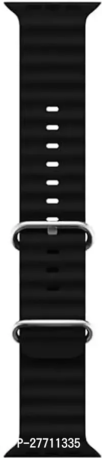 Sacriti Alpine Loop Band for Watch Strap 49mm 45mm 44mm 42mm With iWatch Band Black 42 mm Silicone Watch Strap Black