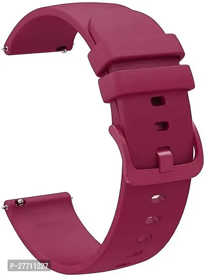 Sacriti Silicon Premium Smart Watch Strap Smart Watch Strap 20 mm Silicone Watch Strap Red