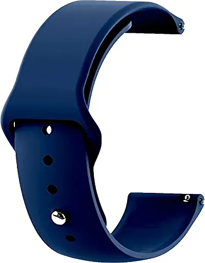 Sacriti Tich Button 20 mm Silicone Watch Strap Bluepack of 1