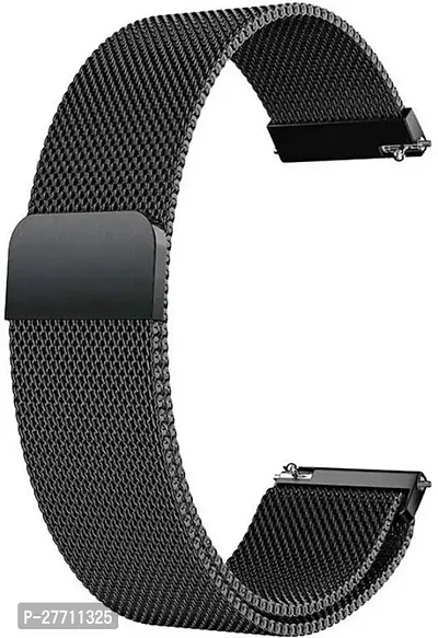 Sacriti 22 mm black chain strap universal for all 22 mm watches008 22 mm Stainless Steel Watch Strap Black