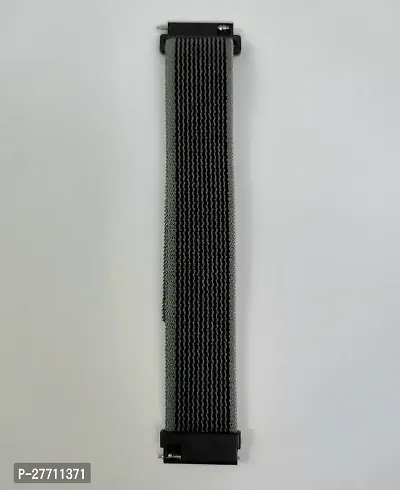 Sacriti Trail Watch Strap For 22 mm Fabric Watch Strap Black Dark Green-thumb0