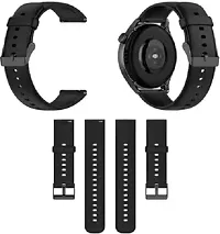 Sacriti watch strep grey 22 mm PVC Watch Strap Blackpack of 1-thumb1