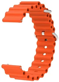 Sacriti P26BIO09 Compatible with AmazfitMiniBipUProLiteSGTS22eGalaxyActive2 20 mm Silicone Watch Strap Orangepack of 1-thumb1