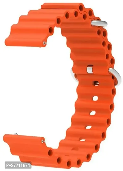 Sacriti P26BIO09 Compatible with AmazfitMiniBipUProLiteSGTS22eGalaxyActive2 20 mm Silicone Watch Strap Orangepack of 1-thumb2