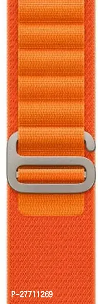 Sacriti Alpine Loop Band for Watch Strap 49mm 45mm 44mm 42mm With iWatch Band Black 44 mm Silicone Watch Strap Orange