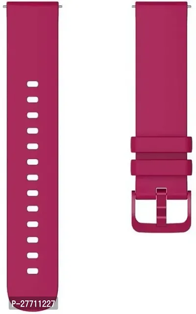 Sacriti Silicon Premium Smart Watch Strap Smart Watch Strap 20 mm Silicone Watch Strap Red-thumb2