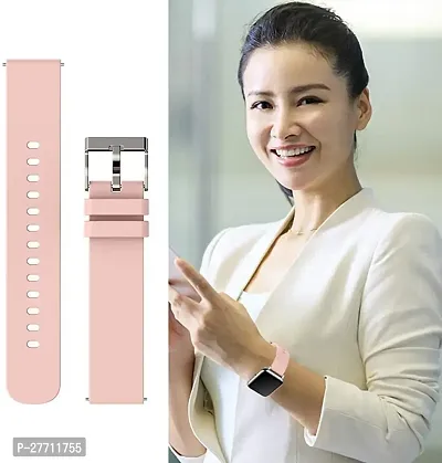 Sacriti Strap Compatible with Amazfit GTS2 MiniBipBipUProLiteBipSGalaxy Active2 20 mm Silicone Watch Strap Pinkpack of 1-thumb4