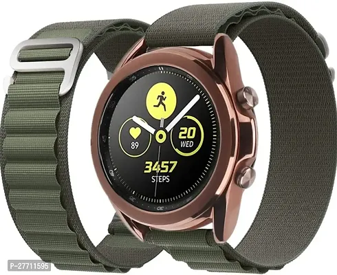 Sacriti Alpine Loop Watch Strap For 20MM Watch 20 mm Fabric Watch Strap Dark Greenpack of 2
