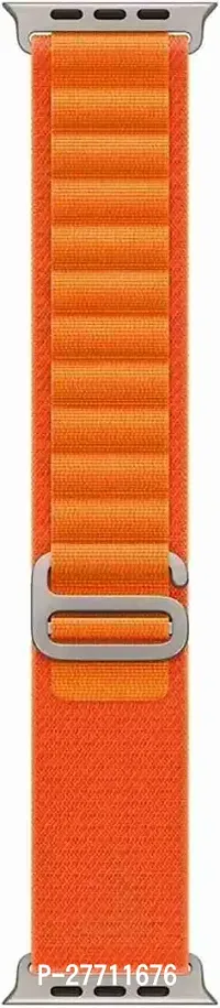 Sacriti Alpine Loop Strap for Watch Series 12345678Ultra Compatible 44 mm Synthetic Watch Strap Orangepack of 1-thumb2