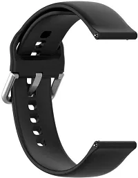 Sacriti Strap Compatible with AmazfitGTS2MiniBipProLiteGTS22eBipSGalaxy Active2 19 mm Silicone Watch Strap Blackpack of 1-thumb1