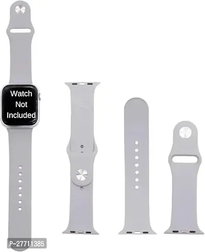 Sacriti Replacement Strap For W26 W26 Plus also Compatible with 4245 mm Dial 42 mm Silicone Watch Strap Grey