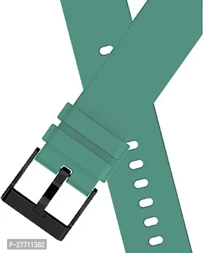 Sacriti 22mm silicone strap 22 mm Silicone Watch Strap Olive Green-thumb2