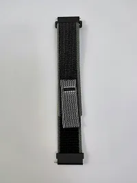 Sacriti Trail Watch Strap For 22 mm Fabric Watch Strap Black Dark Green-thumb1