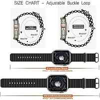 Sacriti Ocean Watch Strap For 22 MM 22 mm Silicone Watch Strap Blackpack of 1-thumb1