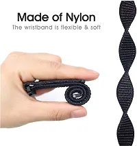 Sacriti Nylon Watch Strap For All Smart Watch 22 mm Silicone Watch Strap Blackpack of 1-thumb1