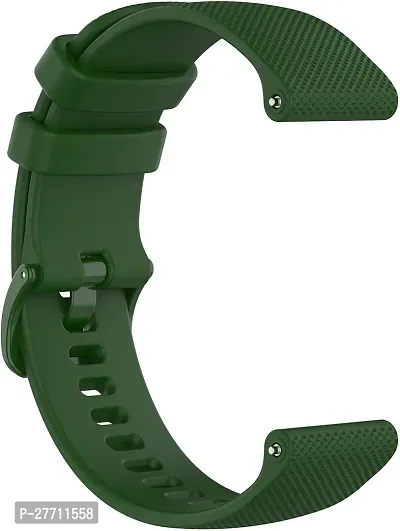 Sacriti Strap Compatible with Amazfit GTS2 Mini BipBipUProLiteBipSGalaxy Active2 22 mm Silicone Watch Strap Greenpack of 1