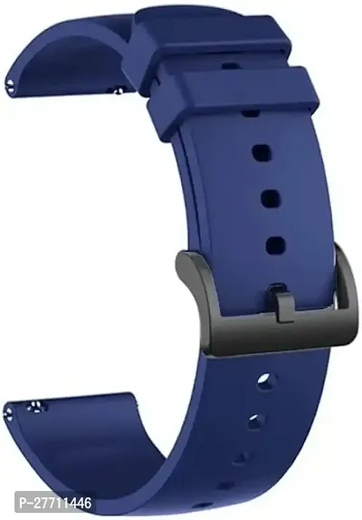 Sacriti Super Soft 20 mm Silicone Watch Strap Navy Blue-thumb0