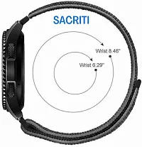 Sacriti Nylon strap universal for all 22 mm watches 22 mm Fabric Watch Strap Blue-thumb2