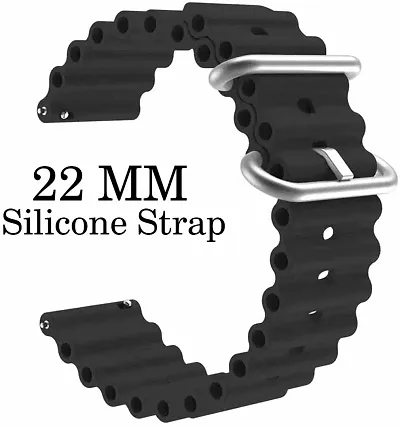 Sacriti P26BIN09 Compatible with AmazfitMiniBipUProLiteSGTS22eGalaxyActive2 20 mm Silicone Watch Strap