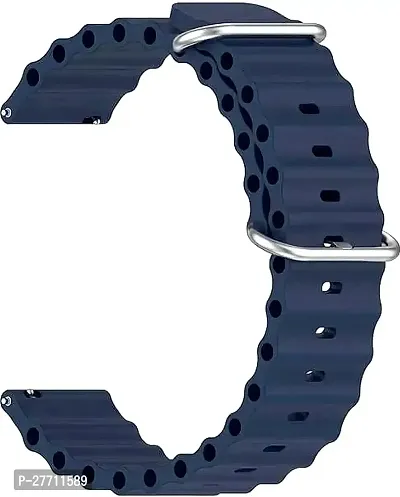 Sacriti Ocean 20 mm Silicone Watch Strap Navy Bluepack of 1