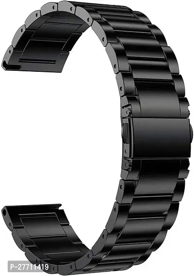 Sacriti 20mm SmartWatch Strap Compatible with Amazfit GTS 2 Mini Amazfit BipBip 20 mm Silicone Watch Strap MATT Black-thumb0