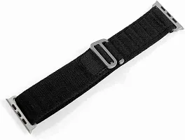 Sacriti Alpine Loop Strap for Watch Series 12345678Ultra Compatible 44 mm Synthetic Watch Strap Black-thumb1