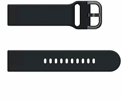 Sacriti Soft Silicone Strap Compatible with all 20 mm watces 22 mm Silicone Watch Strap Black-thumb2