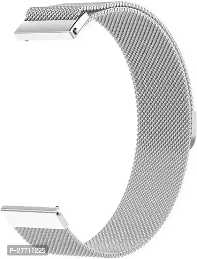 Sacriti Stainless Metal Strap 22mm Magnetic Chain Premium Loop Chain {silver} 22 mm Metal Watch Strap Silver