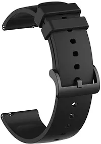 Sacriti Silicone Belt 22mm compatible with Noise Noisefit Active Smartwatch Sports Band 22 mm Silicone Watch Strap Black Greypack of 2-thumb2