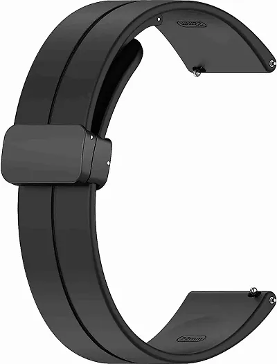 Sacriti Smart Watch Strap with Metal Magnetic Lock Claspsuitable for all 20 mm watches 20 mm Silicone Watch Strap