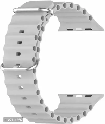 Sacriti Watch Ultra Band 49mm 45mm 44mm 42mm 41mm 40mm Men Women 38 mm Silicone Watch Strap Greypack of 1