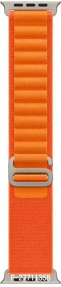 Sacriti Nylon 49mm 45mm 44mm 42mm Replacement Strap for Series 87654321SE 230 mm Fabric Watch Strap Orange