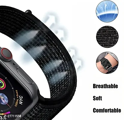 Sacriti Nylon Watch Strap For All Smart Watches 22 mm Silicone Watch Strap Bluepack of 1-thumb2