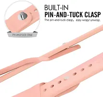 Sacriti Y11AIP09 iWatch Strap Compatible with iWatch Series 7654321SE Size 4244 45 mm Silicone Watch Strap Pinkpack of 1-thumb1