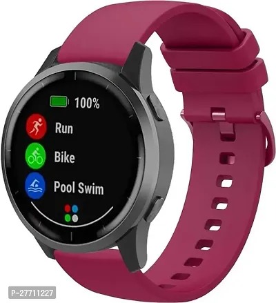Sacriti Silicon Premium Smart Watch Strap Smart Watch Strap 20 mm Silicone Watch Strap Red-thumb3