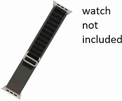 Sacriti Alpine Loop Strap for Watch Series 12345678Ultra Compatible 44 mm Synthetic Watch Strap Black-thumb2