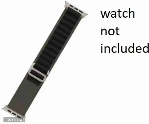 Sacriti Alpine Loop Strap for Watch Series 12345678Ultra Compatible 44 mm Synthetic Watch Strap Black-thumb3